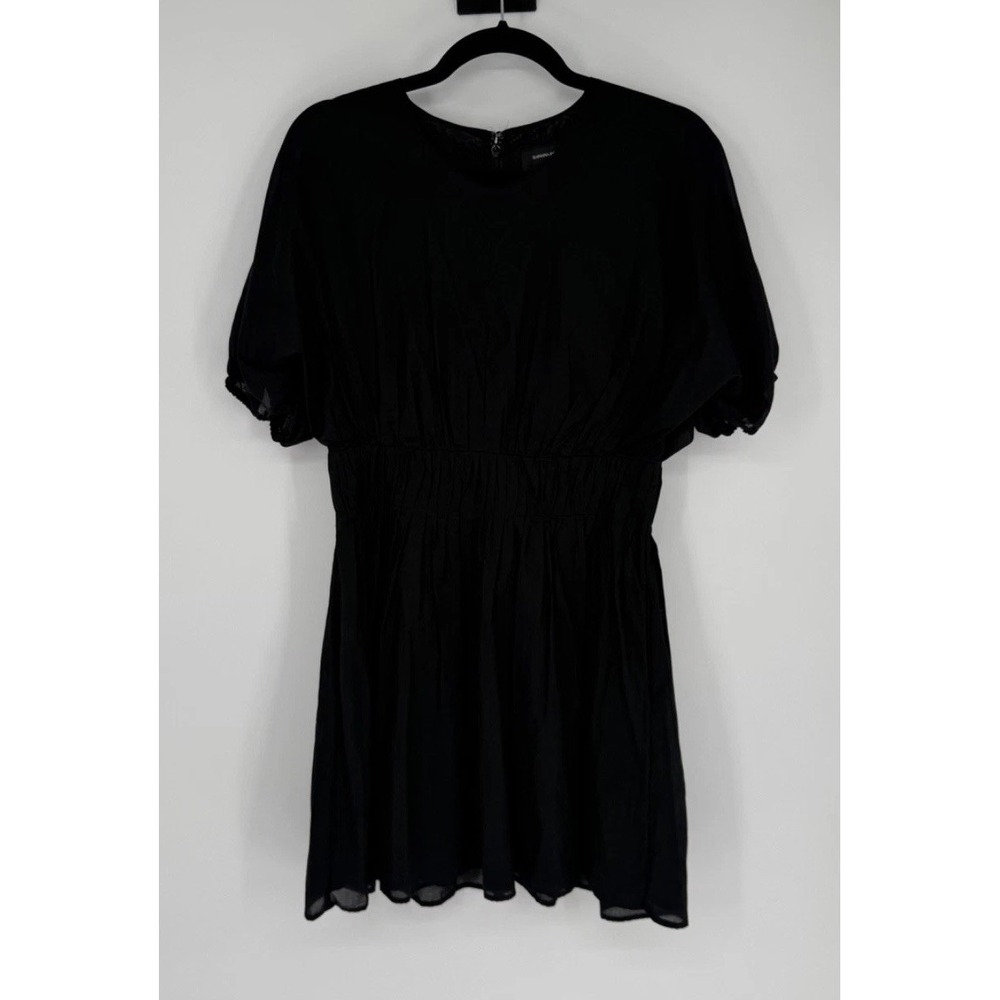 Banana Republic Dress Womens XS Black Cotton Lined Pockets Elegant Cocktail Gala